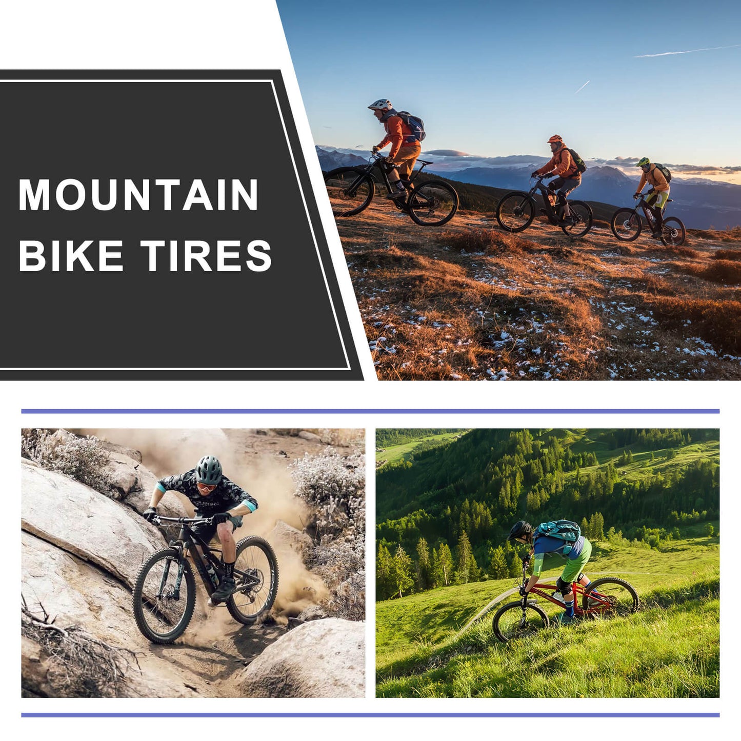 Hycline Rávos mountain bike tire in 26, 27.5, or 29 inches, 2.1-inch width, suitable for rugged off-road cycling.