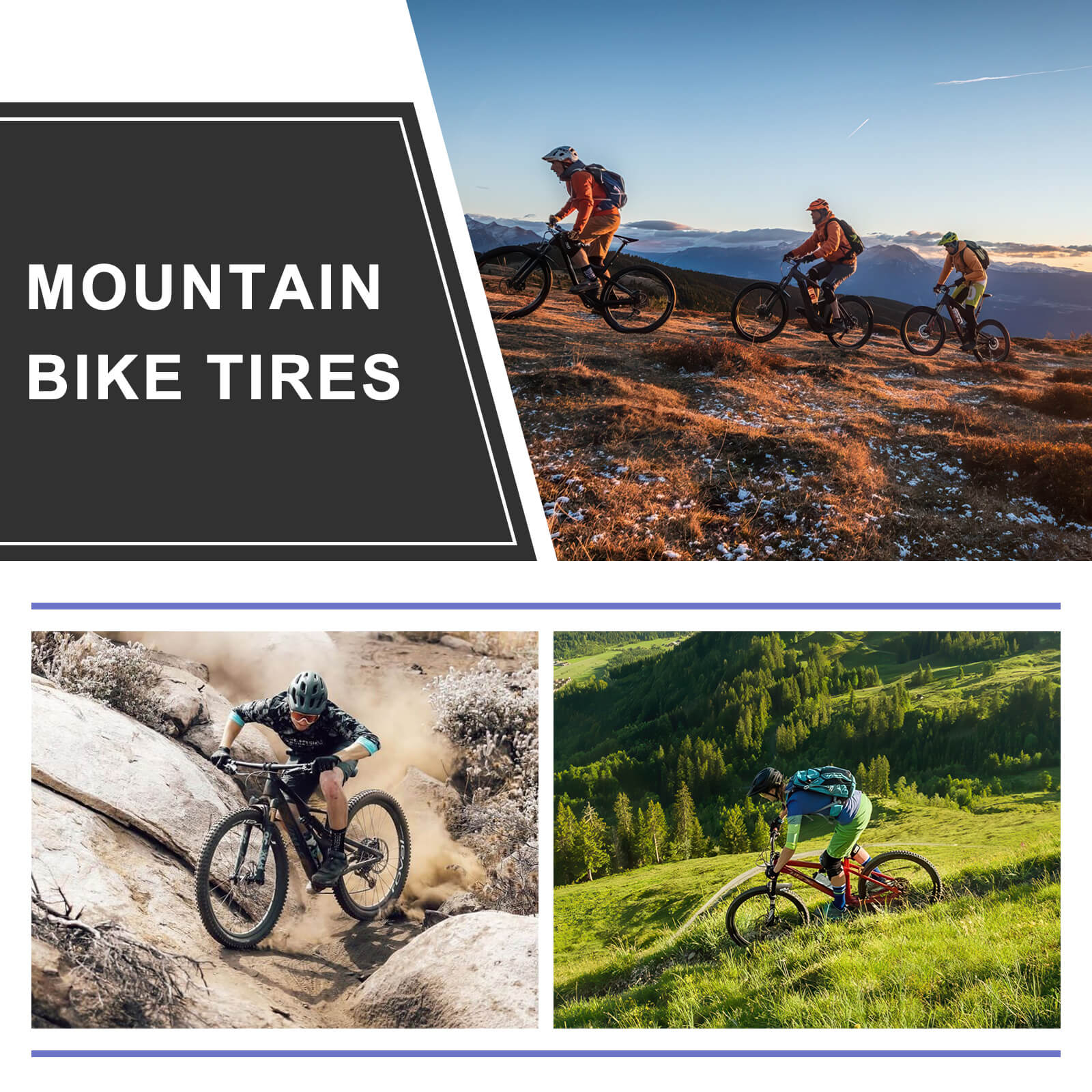 Hycline Rávos mountain bike tire in 26, 27.5, or 29 inches, 2.1-inch width, suitable for rugged off-road cycling.