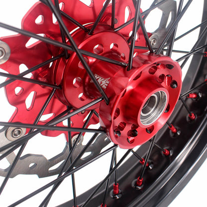 KKE 17 Inch Supermoto Wheels Fit for Honda CRF450L 2019-2021 CRF250R CRF450R 2024 - Howling Moto