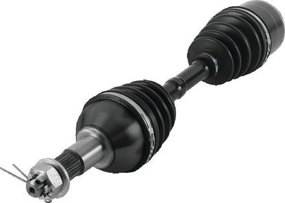 QuadBoss replacement axle for Can-Am Outlander and Renegade 500 & 800R EFI models, showing the durable axle component.