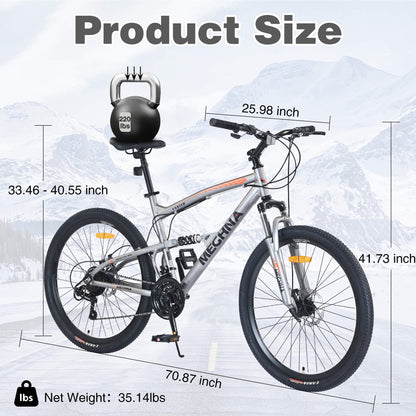 Hycline Meghna Feyan bicycle tire, 26-inch by 2.1-inch, with a textured tread pattern suitable for mountain biking.