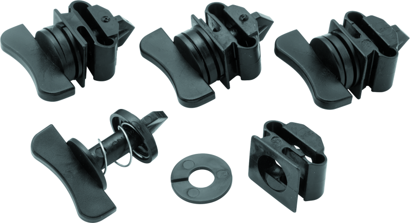 QuadBoss windshield replacement hardware part #568286 for powersports vehicles, shown in the image with mounting components and hardware.