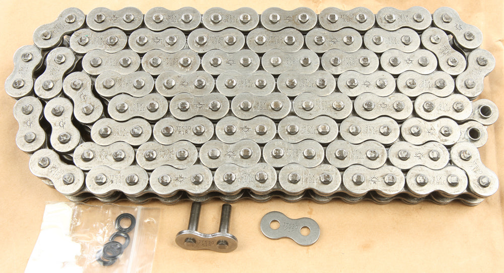 JT Chain X1r Heavy Duty X Ring 530 120L for heavy machinery, showing the durable high-performance chain with X rings.