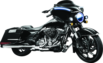 Kuryakyn, Kuryakyn Oil Cooler Cover 11-16 Touring Chrome for Harley Davidson