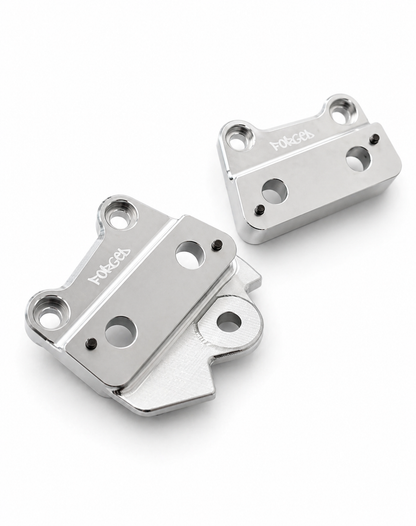 Talaria XXX Metal Foot Peg Brackets | CNC Upgrade Mounts (Black & Chrome)
