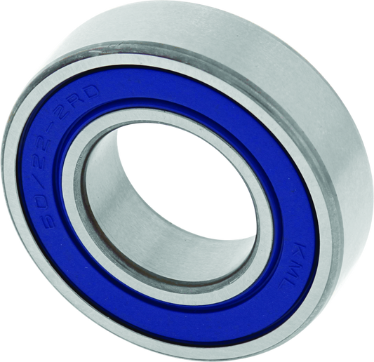 QuadBoss 60/22-2RS high-speed power sports bearing with triple-lip seals and Chevron SRI 2 grease, shown in close-up.