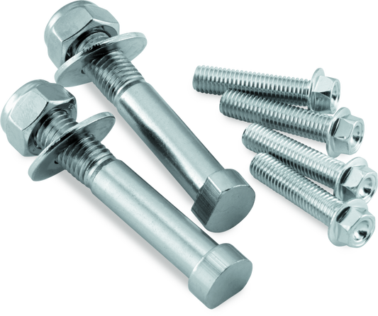 ProTaper Replacement Bolt Kit with multiple metal bolts for motorcycle handlebar grips, by Bill's Exhausts.