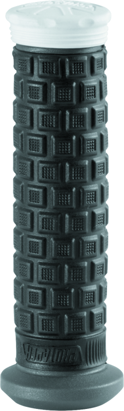 ProTaper ATV Pillow Top Lite grips in gray, black, and white with non-flange design, suitable for off-road motorcycles.