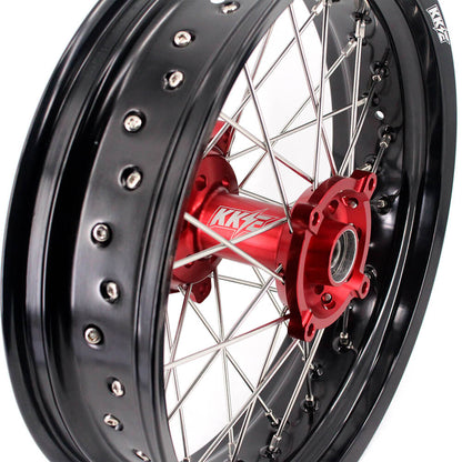 KKE 17 Inch Supermoto Spoke Alloy Wheels Rims For HONDA CRF250L 2013-2020 - Howling Moto