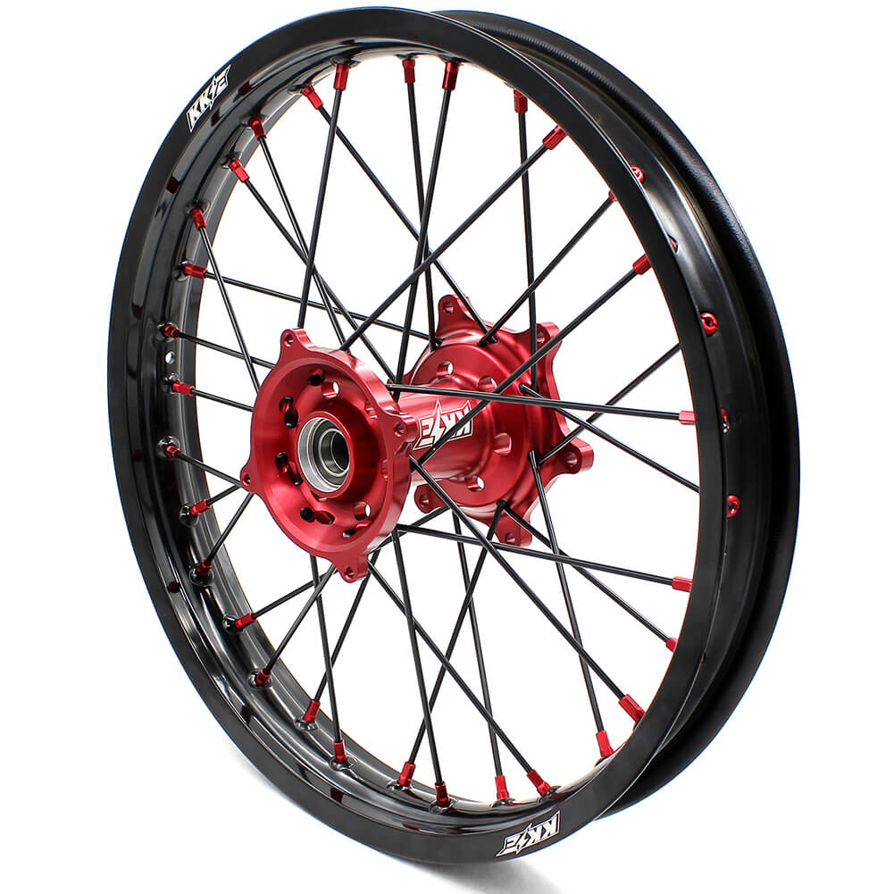 KKE 21in. 19in.  or 21in. 18in. Motorcycle Spoked Wheels Rims For HONDA CRF250R 2004-2013 CRF450R 2002-2012 - Howling Moto