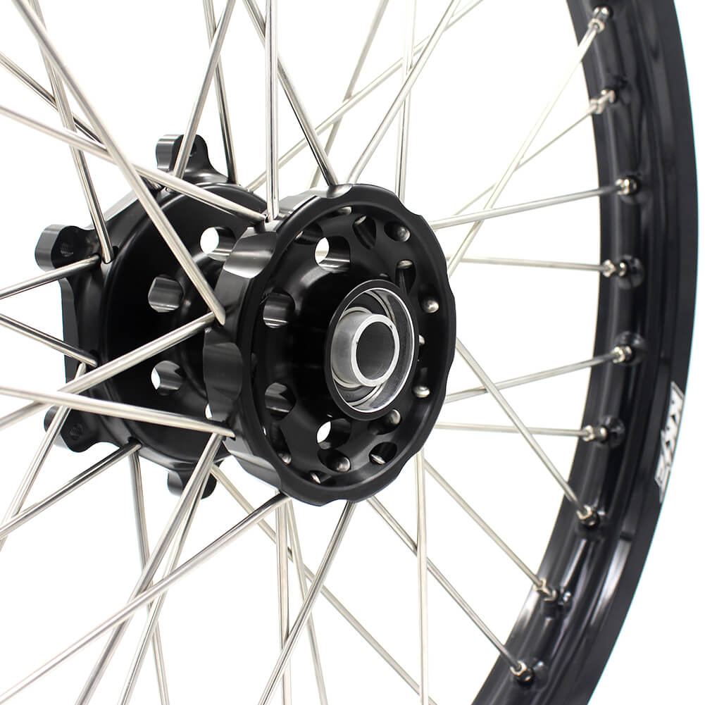 KKE 21 & 18 Enduro Spoked Wheels Fit SUZUKI RM125 1996-2007 RM250 1996-2008 - Howling Moto