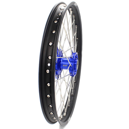 KKE 21 & 18 Enduro Wheels for Yamaha WR250X 2008-2011 Blue - Howling Moto