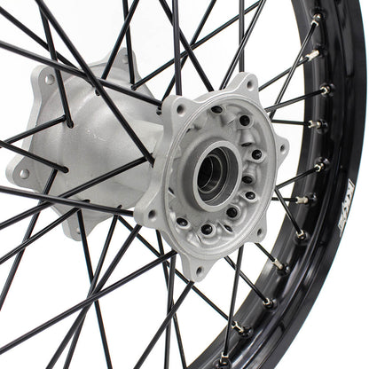 KKE 21 & 19 Casting MX Wheels for YAMAHA YZ250F 2001-2021 YZ450F 2003 Silver - Howling Moto