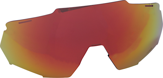 100% Racetrap Lens - HiPER Red Multilayer Mirror 62037-033-01 - Howling Moto