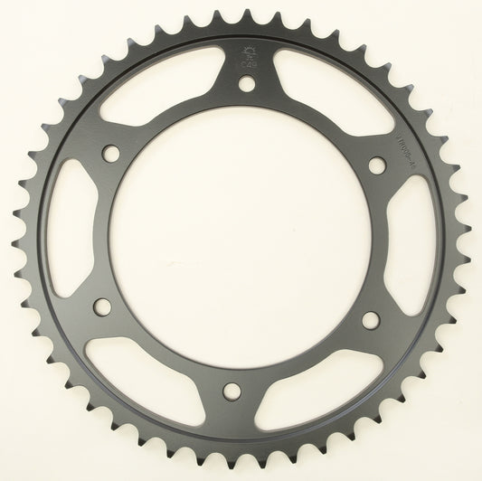 JT Rear Steel Sprocket with 46 teeth for 520 chain, fits Aprilia, Beta, BMW, Husqvarna motorcycles, durable metal construction.
