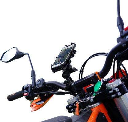 Universal RAM MOUNTS Cradle Quick Grip engine mount by Bill's Exhausts with secure grip and durable construction.