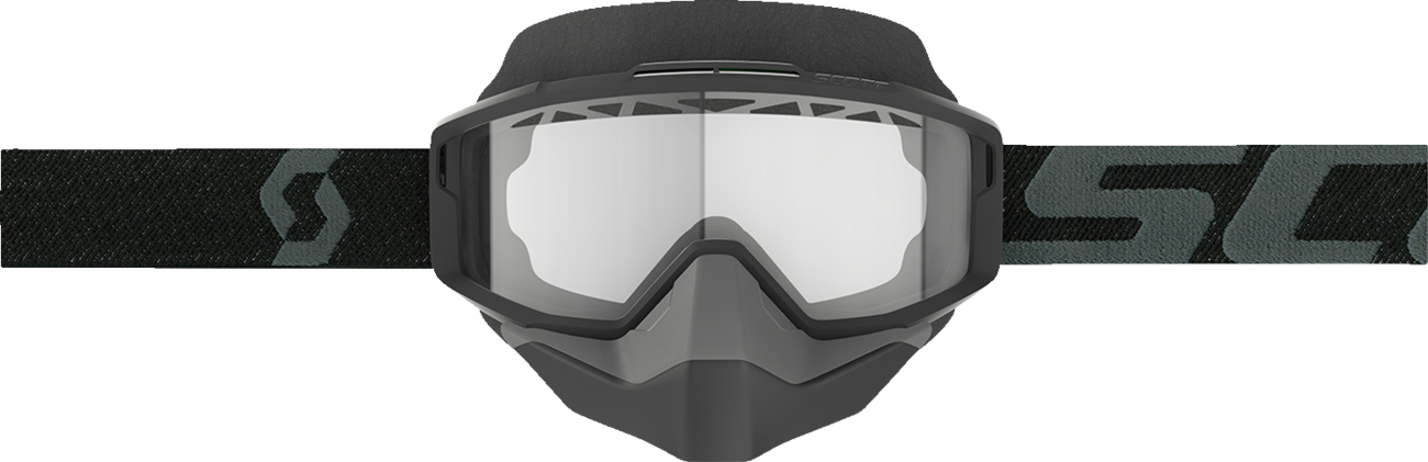 SCOTT Split Snow Goggles - OTG - Black - Clear 285543-0001043 - Howling Moto