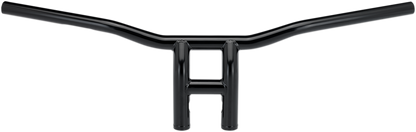 Black BILT WELL Tyson XL pullback handlebar for motorcycles, 8-inch width, designed for comfortable riding and style.