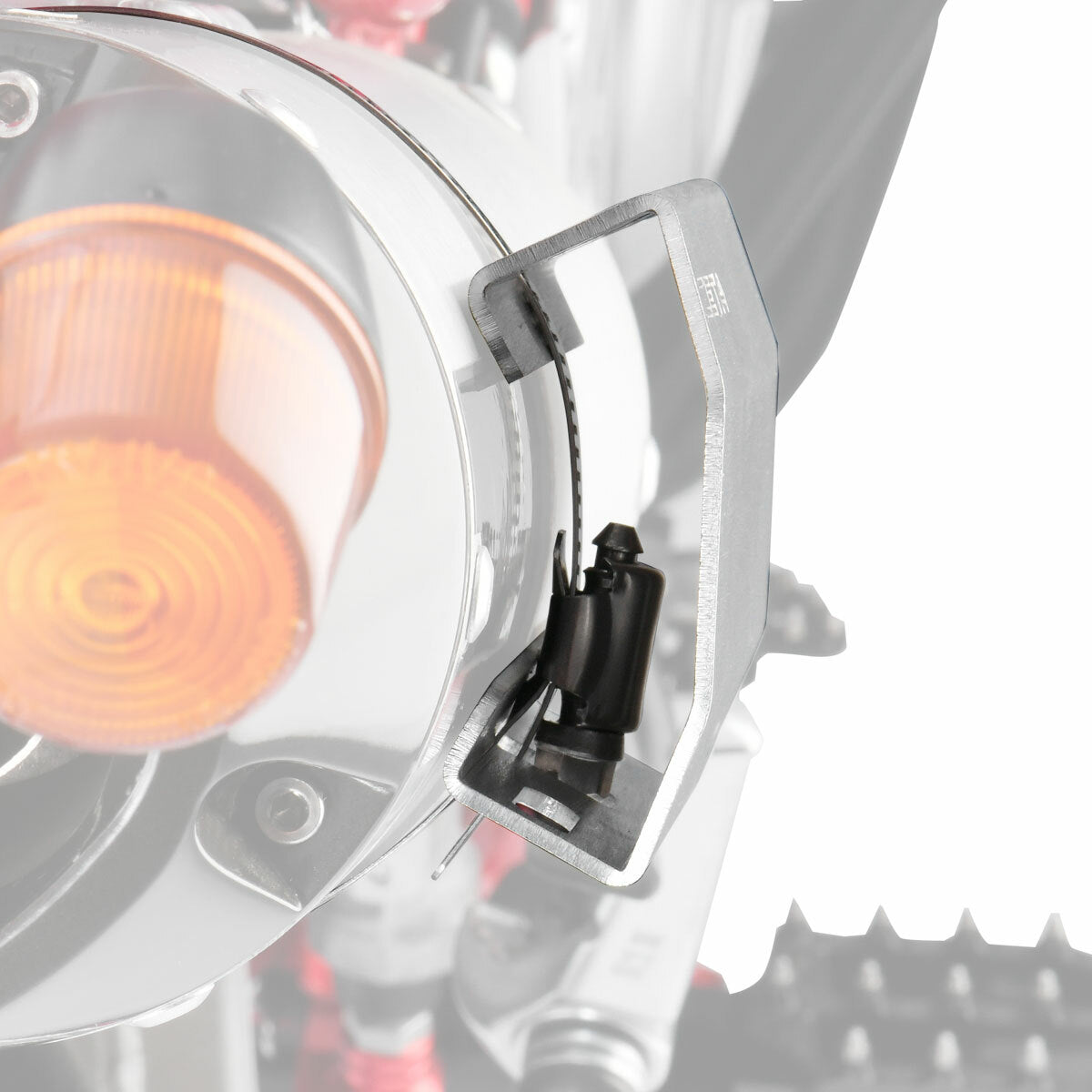 ZETA, ZETA Silencer Heat Guard Silver ZE52-2909 for Motorcycle Exhaust Protection