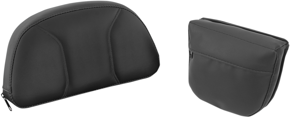 Bill's Exhausts Show Chrome Detachable Smart Mount Backrest for Can-Am F3 engine, featuring chrome finish and adjustable mounting.
