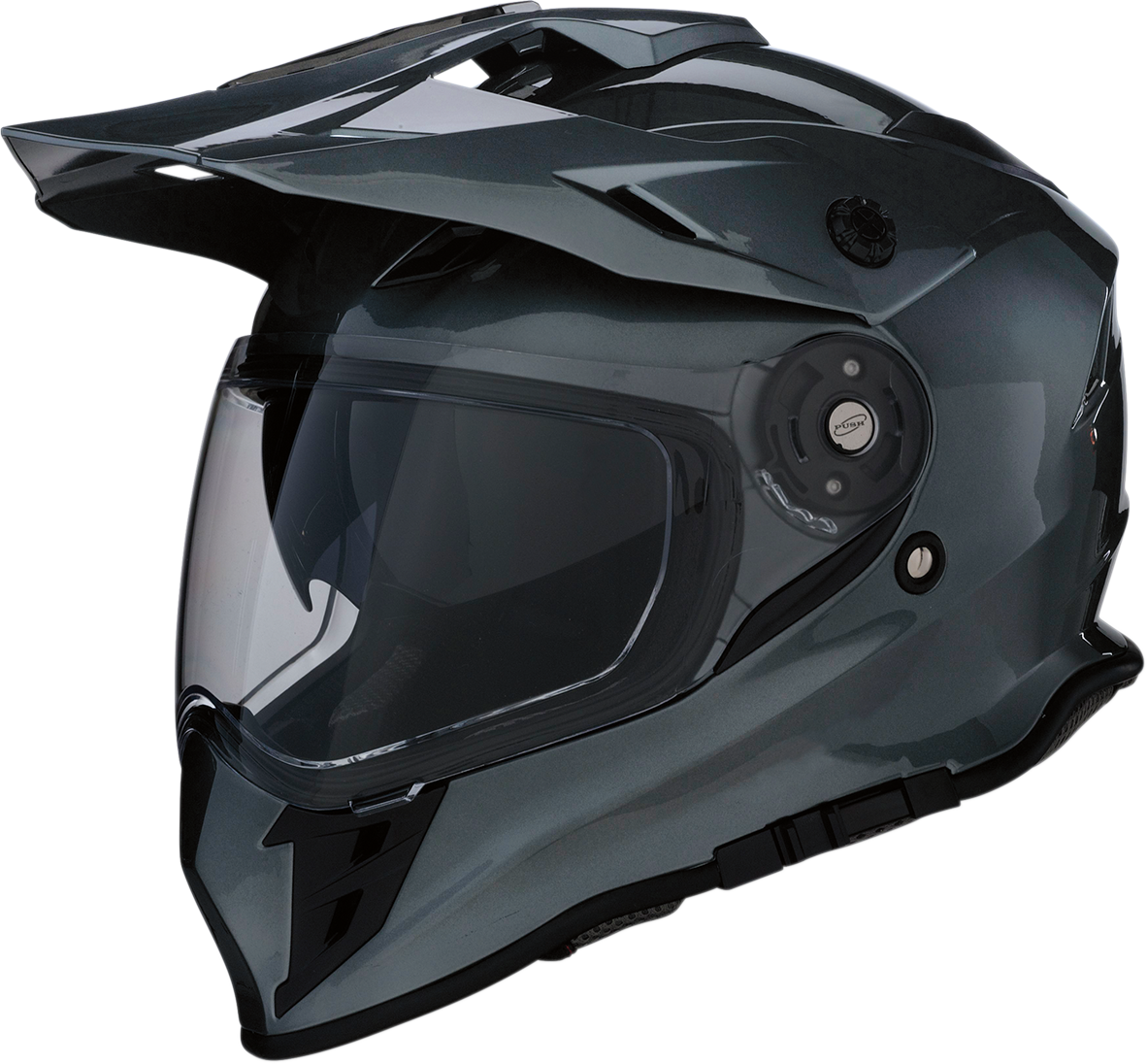 Z1R Range helmet with MIPS® technology in dark silver, large size, featuring a sleek aerodynamic design and ventilation vents.