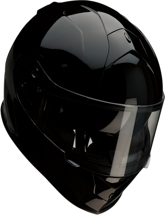 Z1R, Z1R Warrant Helmet Black 2XL with Polycarbonate Shell and Drop-Down Sun Visor