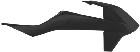 Black Acerbis radiator shrouds for body protection, designed for motorcycle cooling systems, with the product code 2685960001.