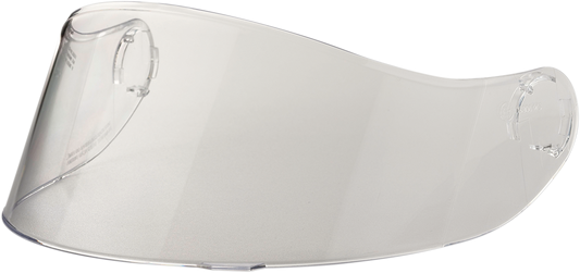 Clear Z1R Warrant Shield compatible with Z1R helmets, shown in the image with transparent visor and secure mounting points.