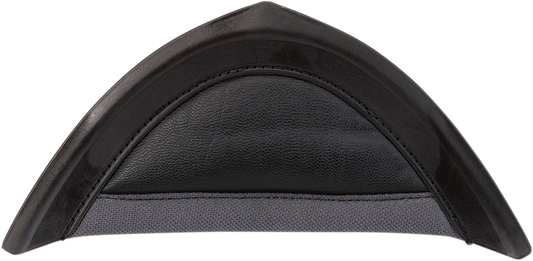 Black Z1R Warrant chin curtain part #0134-2793 for Z1R Warrant helmets, shown in the image.