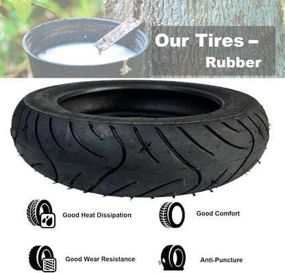 90/90-12 Scooter Tire 12" Tubeless – Front or Rear