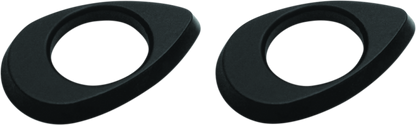 Kuryakyn Kellermann front turn signal mounts for Harley Davidson Street Glide motorcycle, showcasing sleek metal hardware and installation setup
