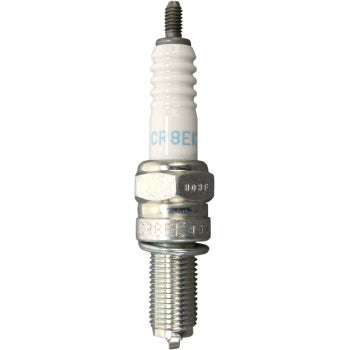 NGK 3478 standard spark plug showing metal shell, ceramic insulator, and electrode for automotive ignition system.