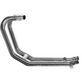 Stainless steel exhaust collector for Arrow Triumph Thruxton and Speed Twin 1200 series without catalytic converter, by Bill's Exhausts.