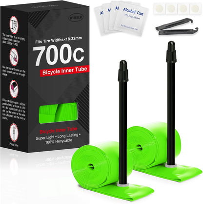 Hycline 700C bike tube for road bikes, size 18C-32C, made of durable TPU material, shown in the image.