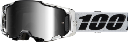 100% Armega Goggles - Atac - Silver Mirror 50005-00016 - Howling Moto