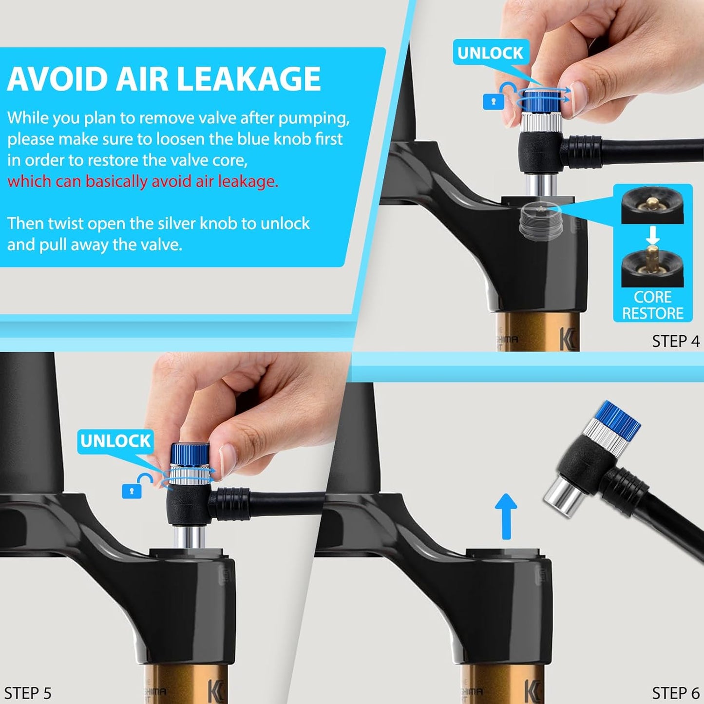 Hycline High-Pressure Shock Pump - Howling Moto