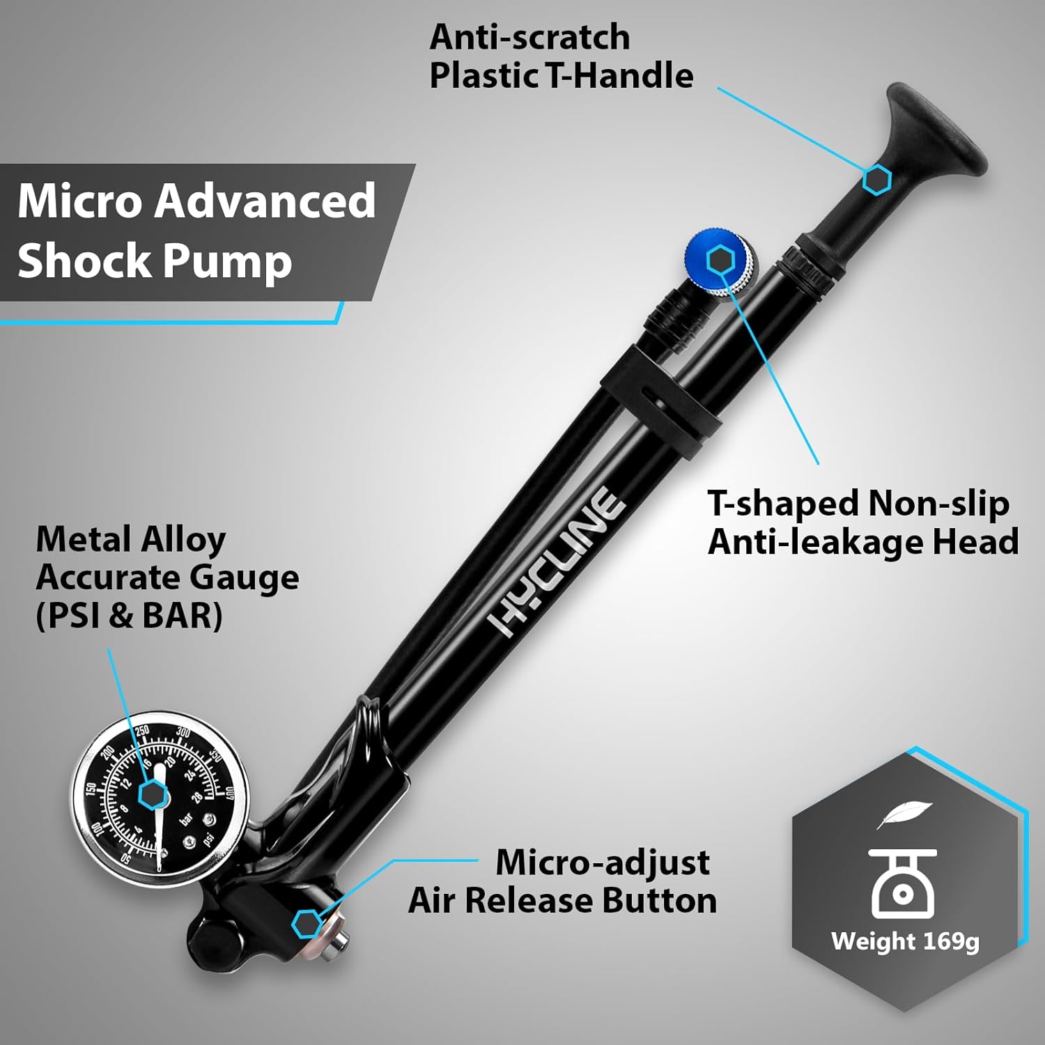 Hycline High-Pressure Shock Pump - Howling Moto
