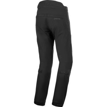Black ALPINESTARS Alden Pants in size 32, featuring durable fabric and a modern fit, displayed on a plain background.