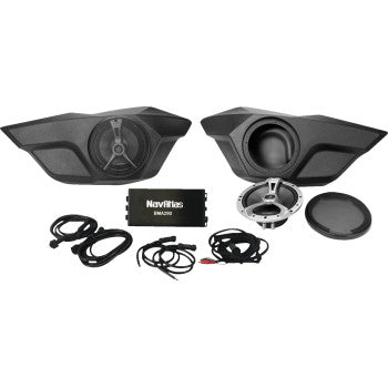 Bill's Exhausts NAVATLAS Speaker Pod System for RZR Pro 2022-2023, 6-1/2-inch off-road vehicle speaker enclosure