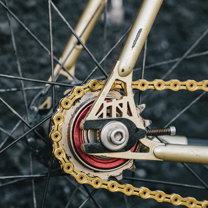 Hycline bicycle chain for 6/7/8-speed bikes, 116 links, 1/2x3/32 inch width, durable metal chain for bike drivetrain.