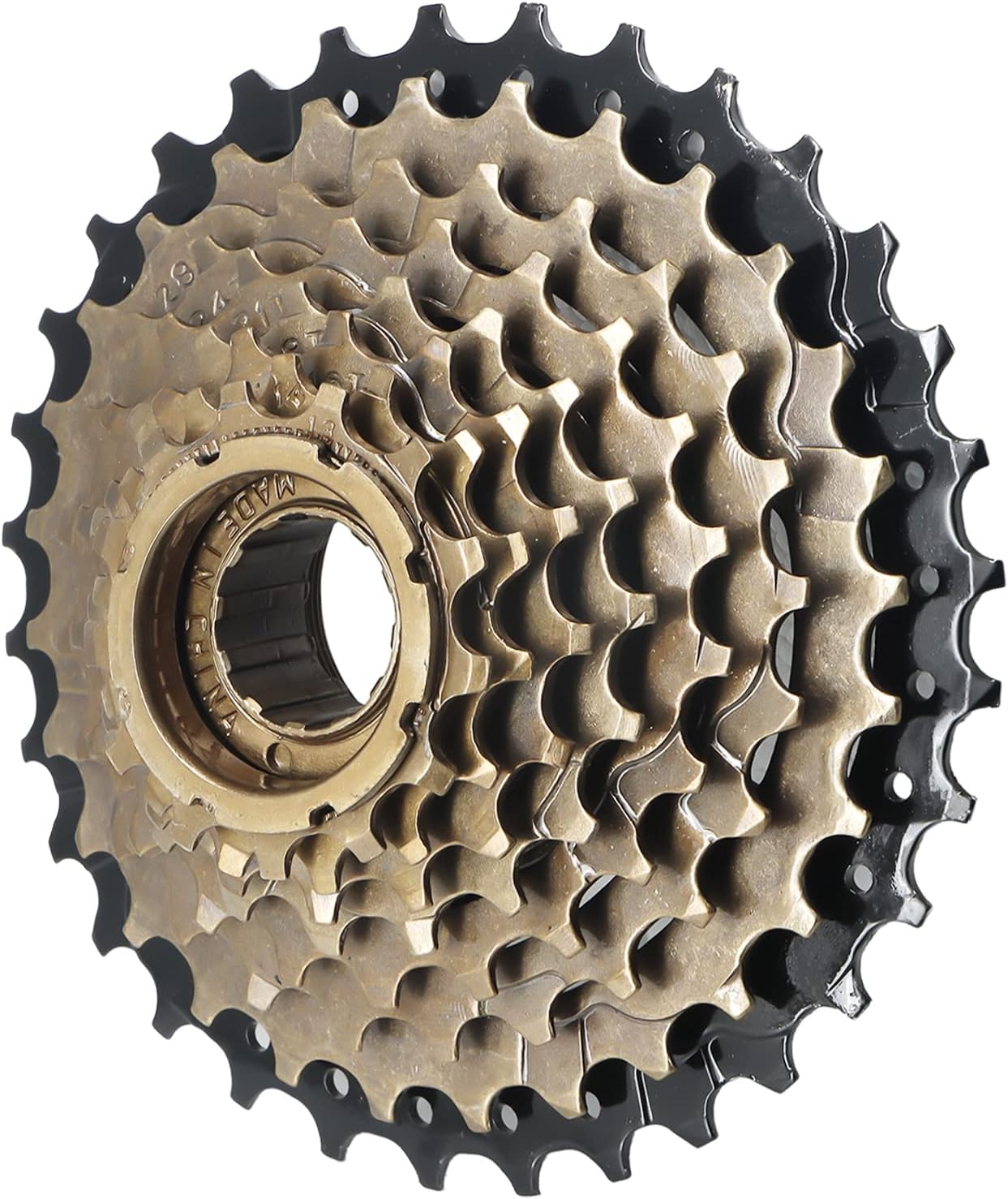 Hycline bike freewheel for 6-9 speed bicycles, 14-28T or 14-34T gear range, compatible with bicycle cassettes and freewheels
