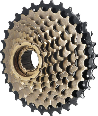 Hycline bike freewheel for 6-9 speed bicycles, 14-28T or 14-34T gear range, compatible with bicycle cassettes and freewheels