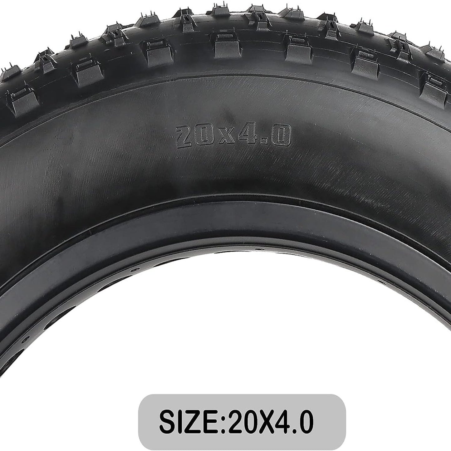 Hycline Tumble E-Bike and Fat Bike Tire with rugged tread for off-road riding, black rubber with branding details visible