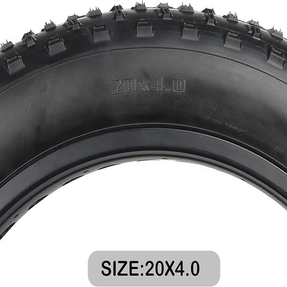Hycline Tumble E-Bike and Fat Bike Tire with rugged tread for off-road riding, black rubber with branding details visible