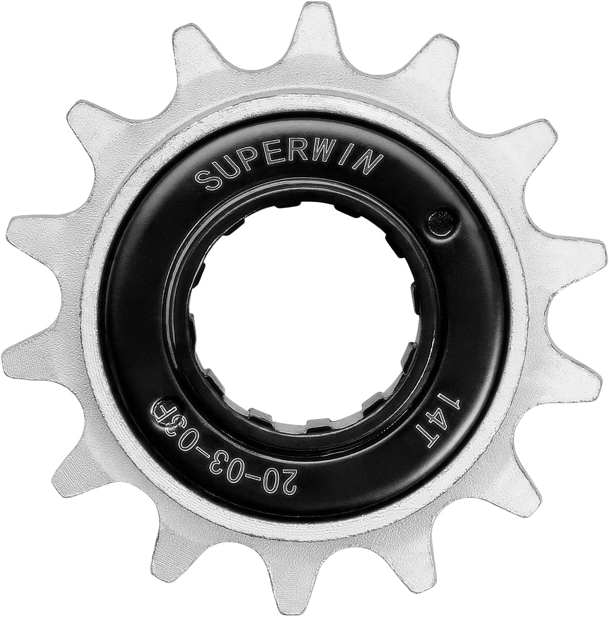 Hycline 12T/14T single speed bike freewheel for bicycles, lightweight and durable bicycle cassette component.