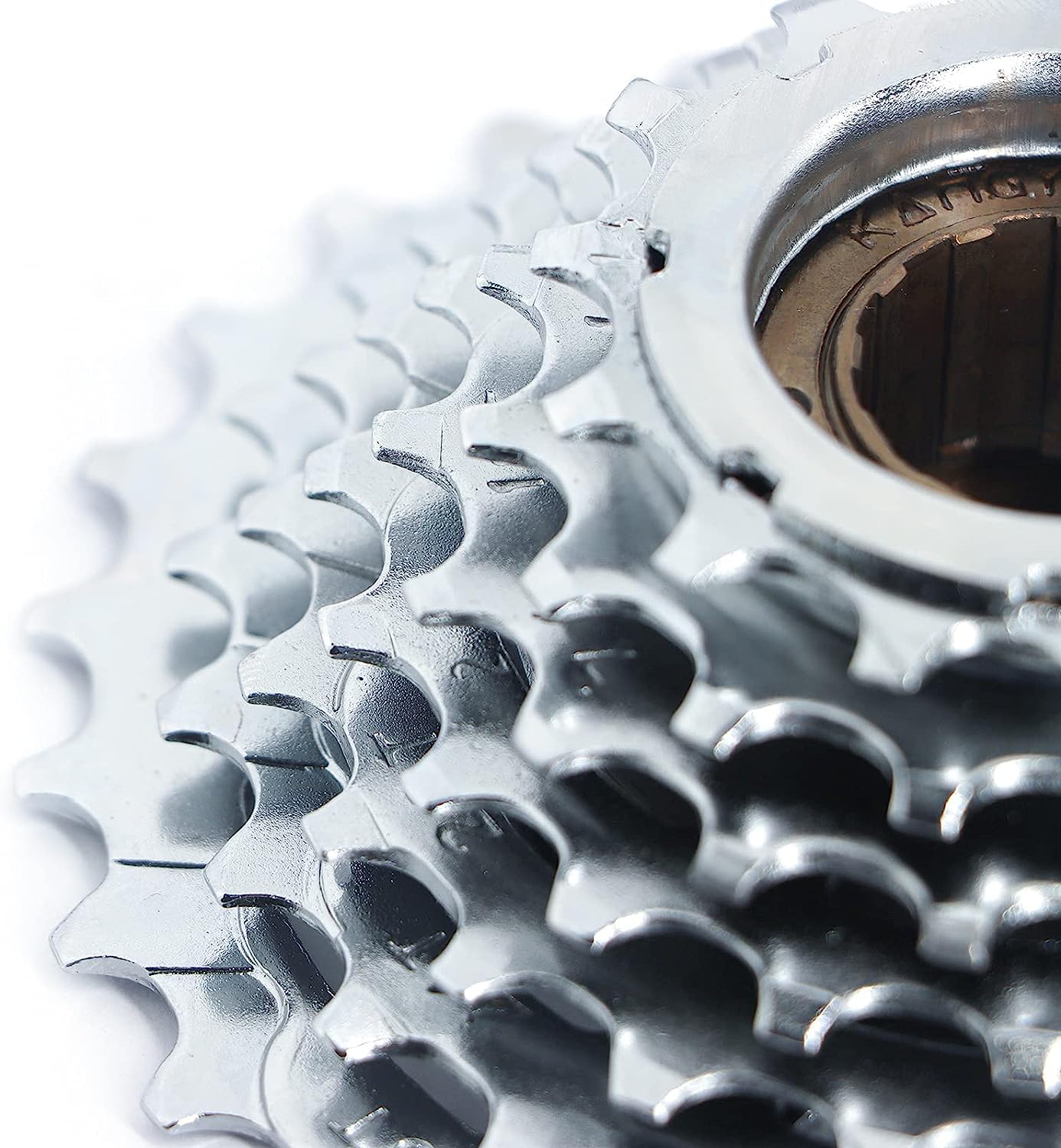 Hycline bicycle freewheel for 6-9 speed bikes, 14-28T, 14-34T, or 13-32T gear range, suitable for mountain or road bikes.