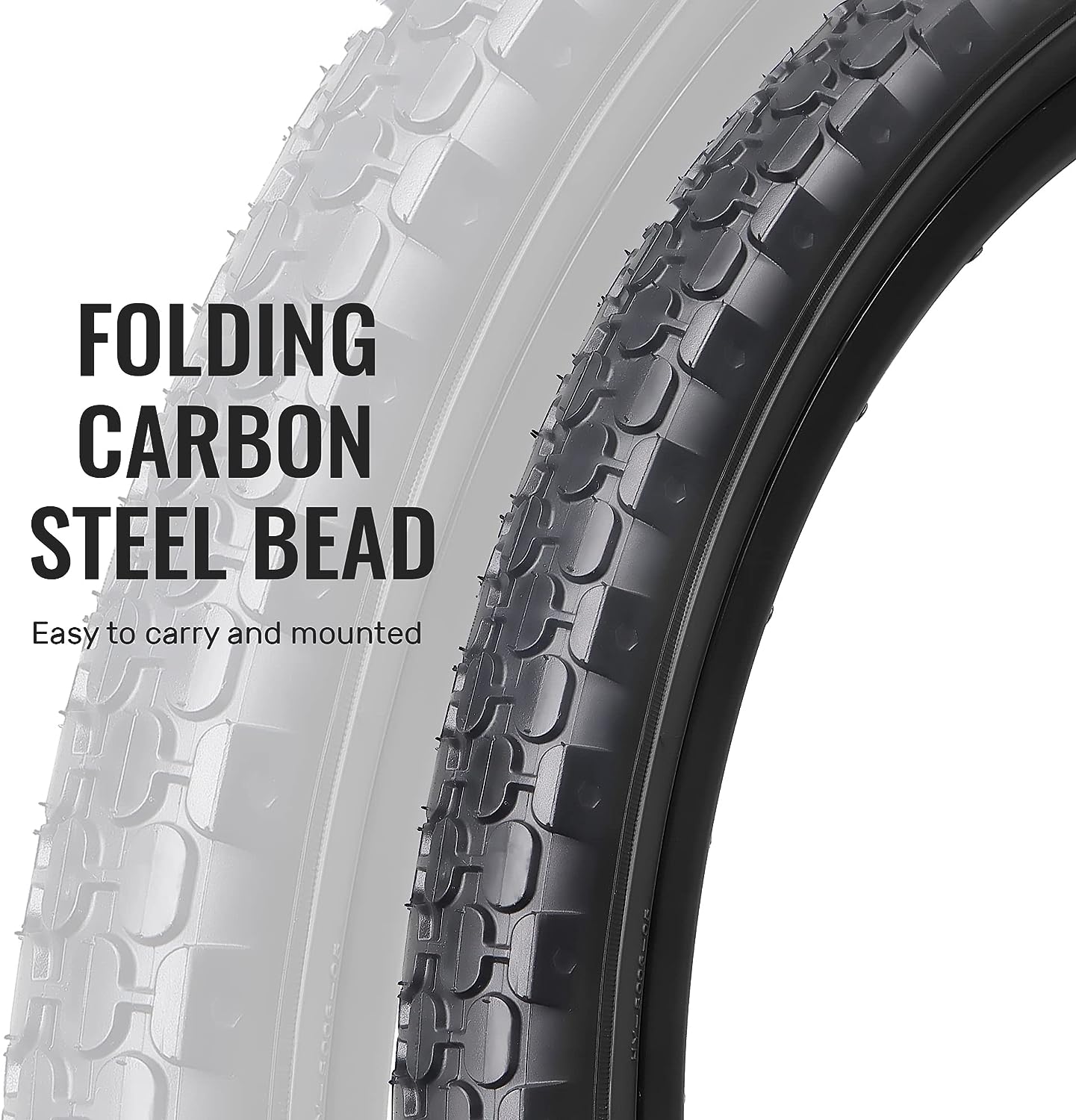 Pair of Hycline SandRoller bicycle tires, 24x2.125 and 26x2.125, with textured tread suitable for sand and rough terrain.