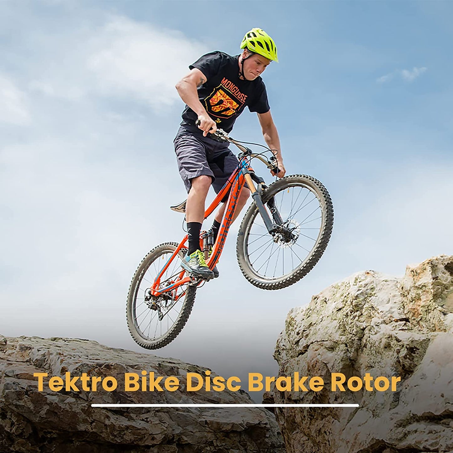 Hycline Tektro TR-24 bicycle disc brake rotor in stainless steel, available in 140mm to 203mm with 6-bolt mount.