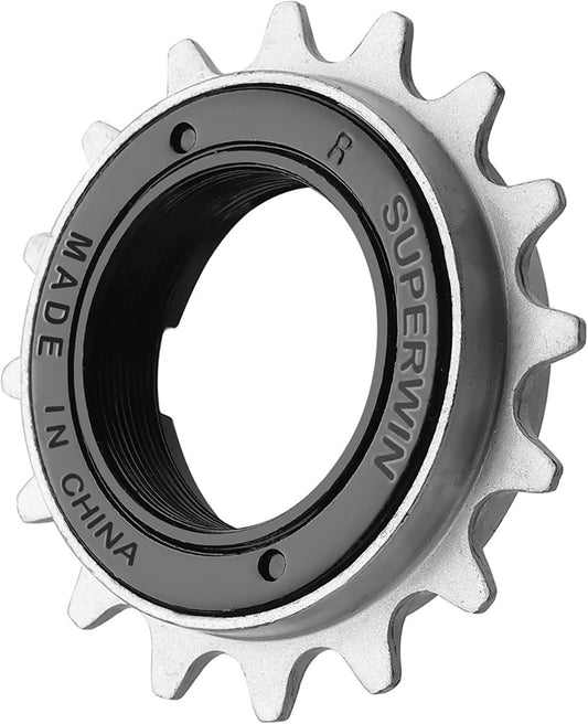 Hycline 16T single speed bike freewheel for bicycles, showing metal gear with teeth and mounting mechanism.