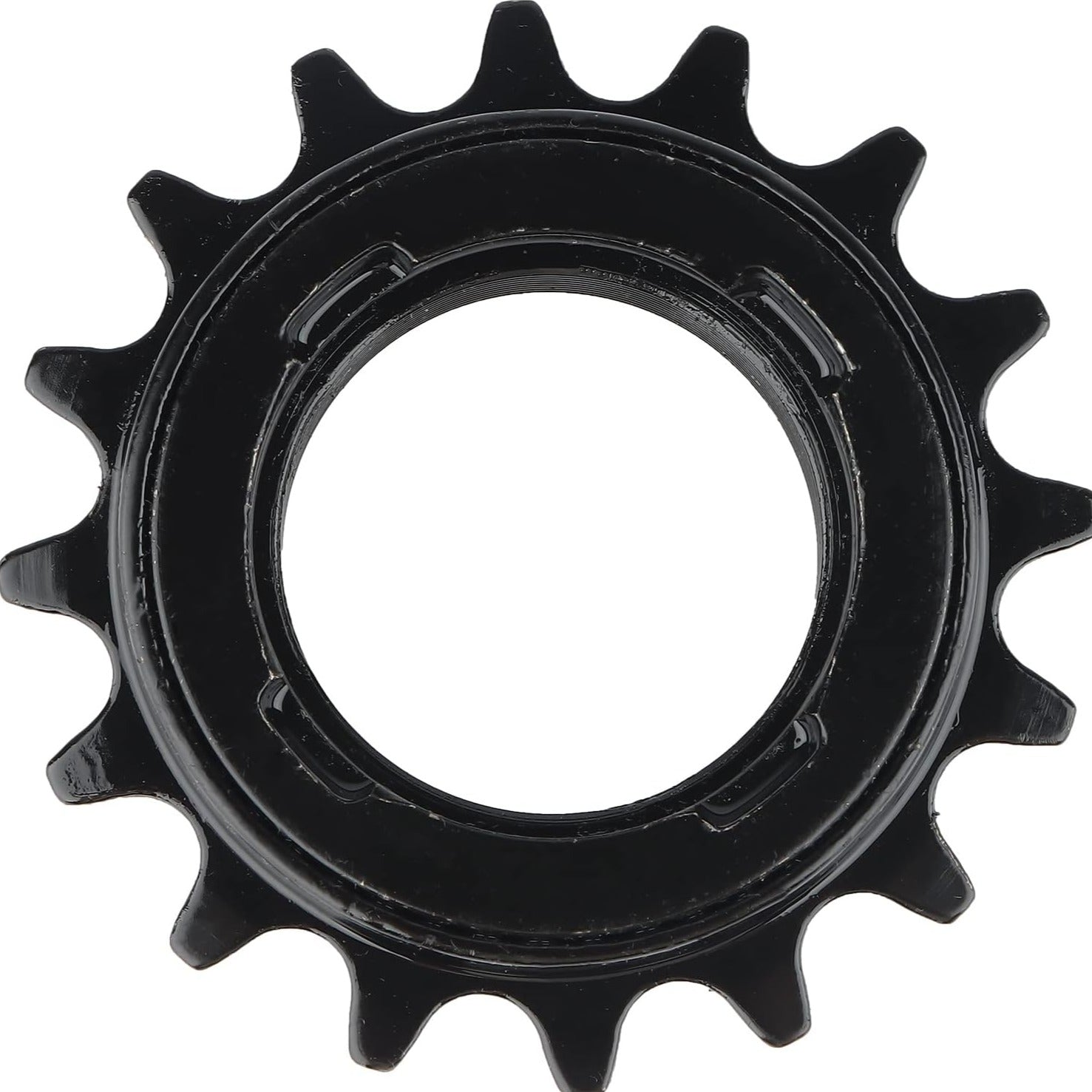 Hycline 22T single speed bike freewheel for bicycles, showing metal cogs and threading for installation on a bike wheel.